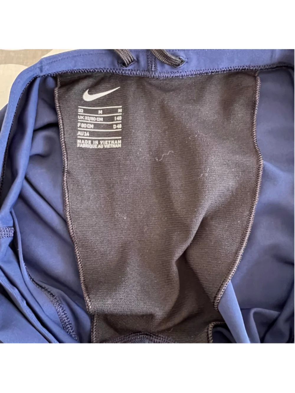 Men's Nike Navy Swim Trunks Size M